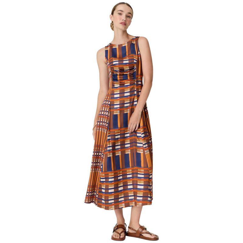 POL Lattice Gathered Dress image number 0